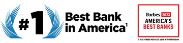 Number 1 best bank in America - Forbes 2023 America's best banks