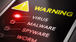 Virus warning image