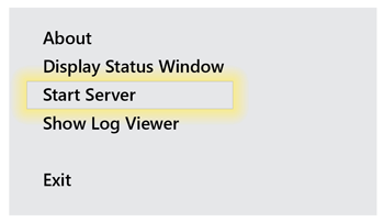 Server Tray Icon