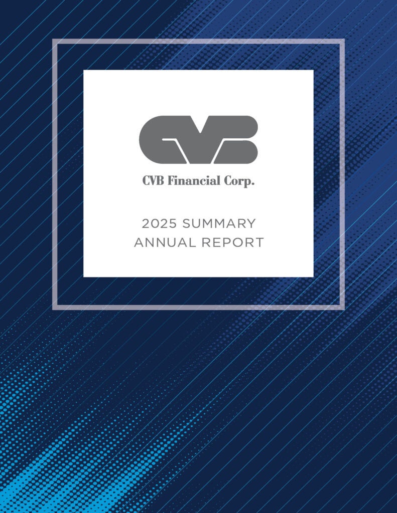 cvb financial corp 2025 summary annual report cover